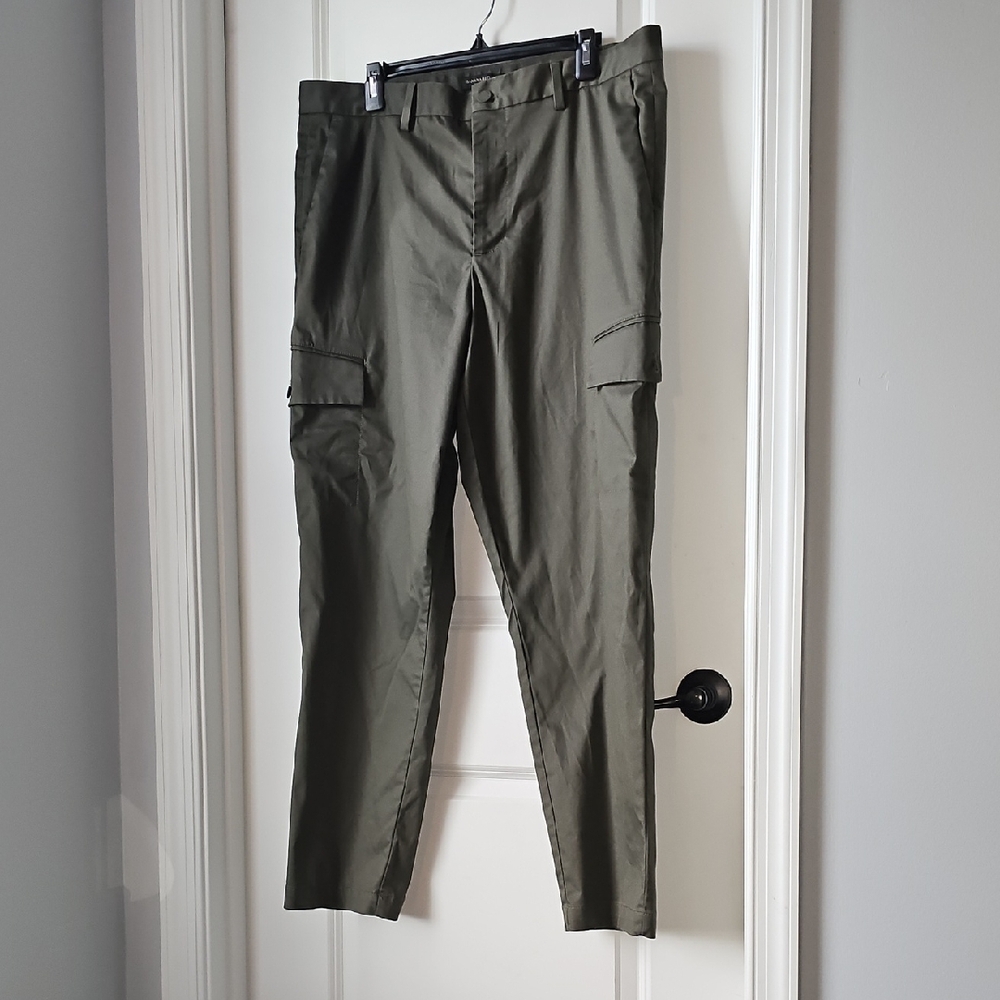 Banana Republic Women Olive Cargo Pants